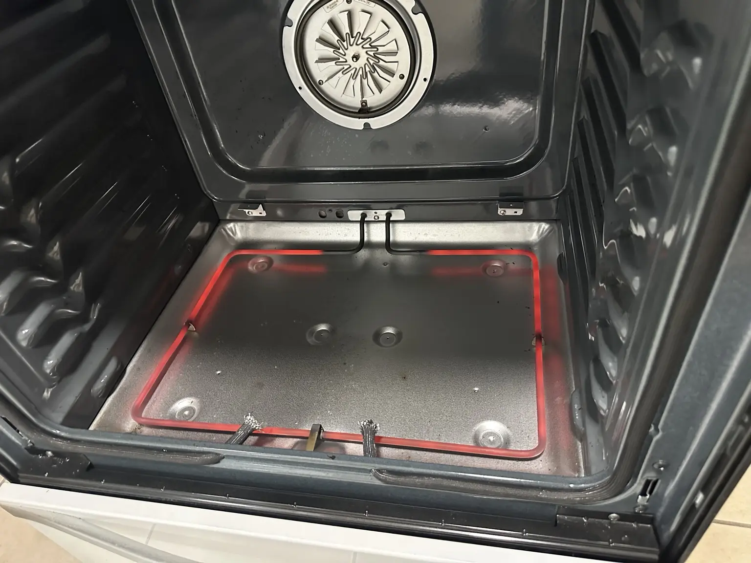 Oven heating test